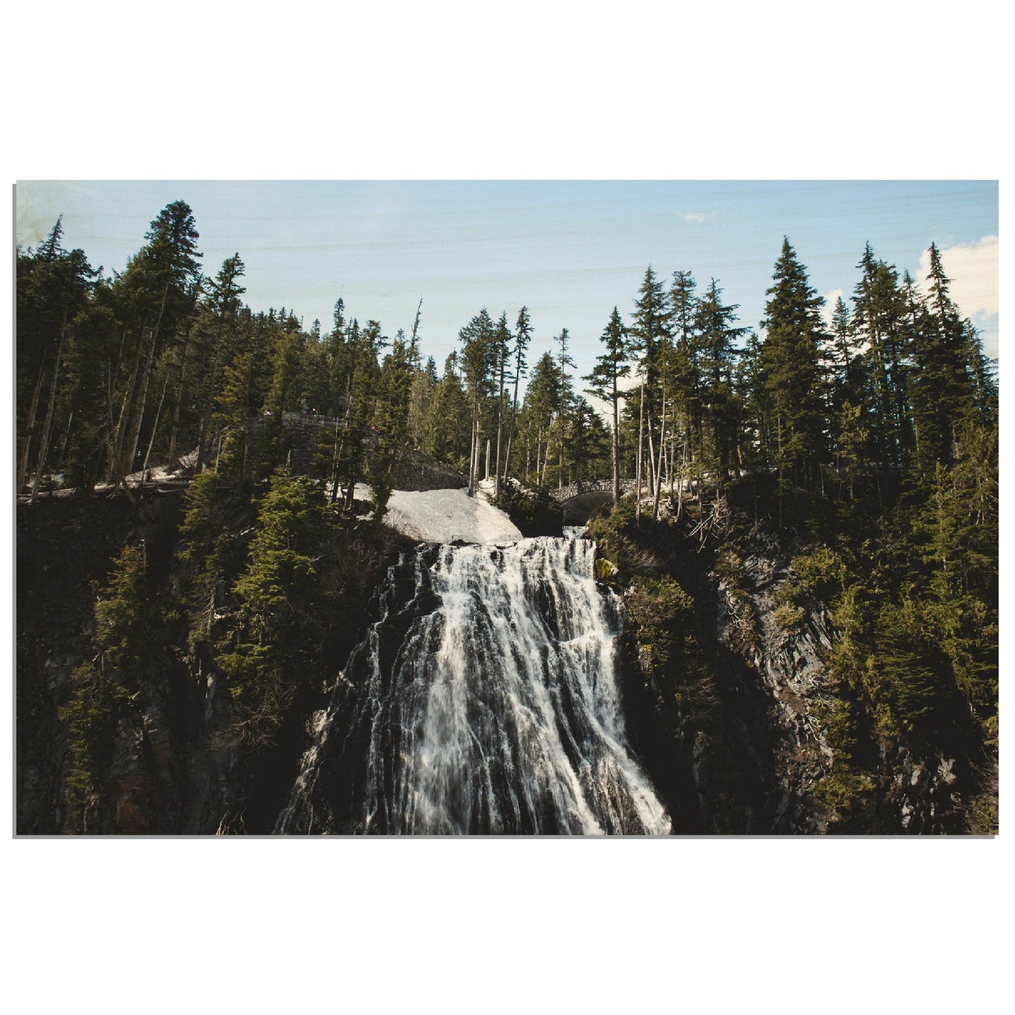 Ramona Falls Wood Print