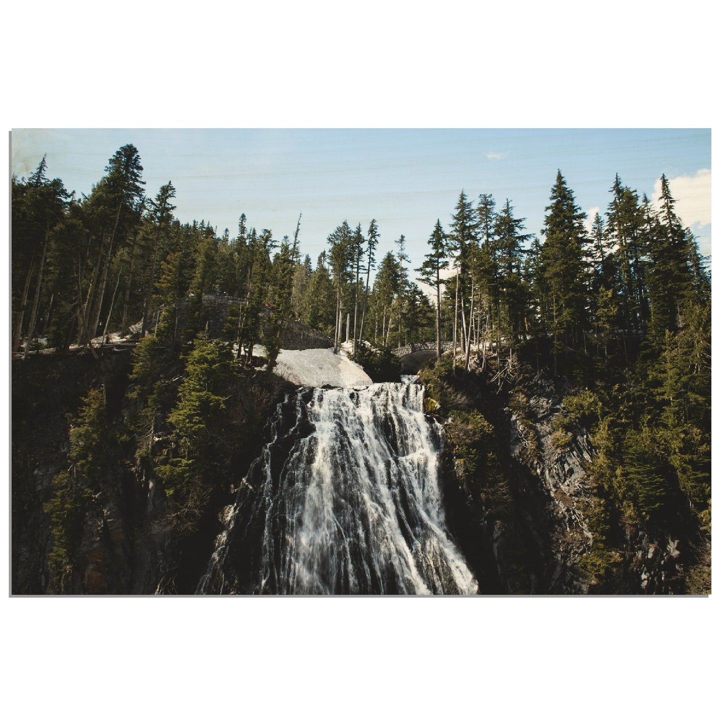 Ramona Falls Wood Print