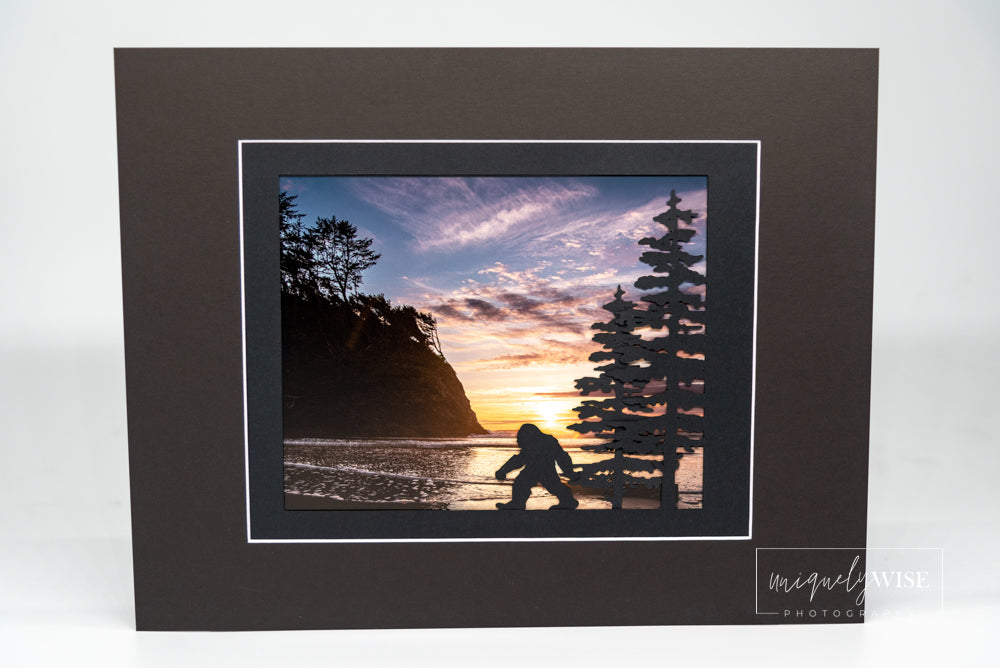 Sasquatch Spotted at Proposal Rock Creative Art Mat