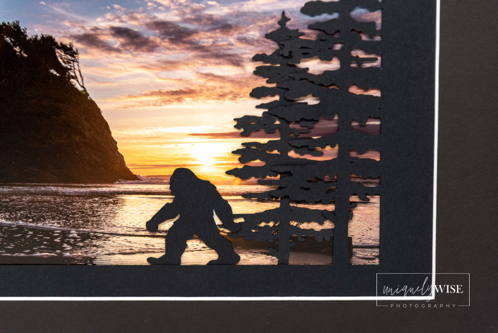 Sasquatch Spotted at Proposal Rock Creative Art Mat