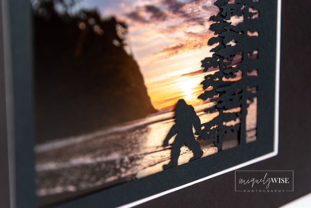 Sasquatch Spotted at Proposal Rock Creative Art Mat