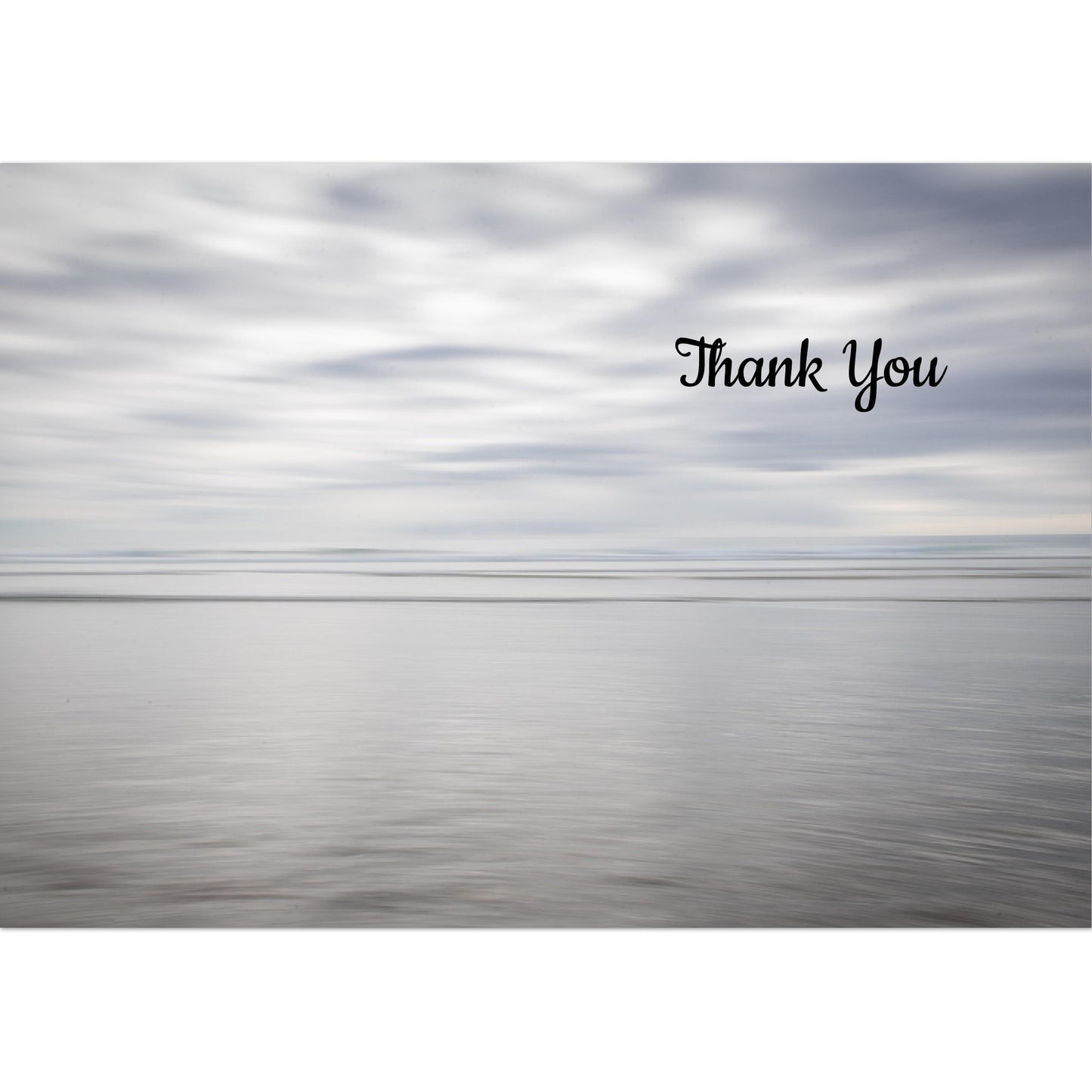 Calming Waters Pack of 10 Thank You Cards (standard envelopes) (US & CA)